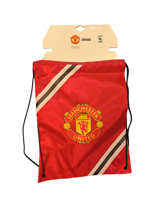MAN UTD CORE  STRIPE GYM BAG