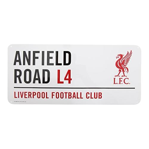 Liverpool FC  - Street Sign  - White