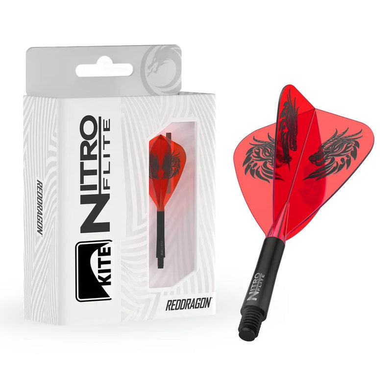 Red Dragon  - Kite Nitro Flite - Johnny Clayton - Medium