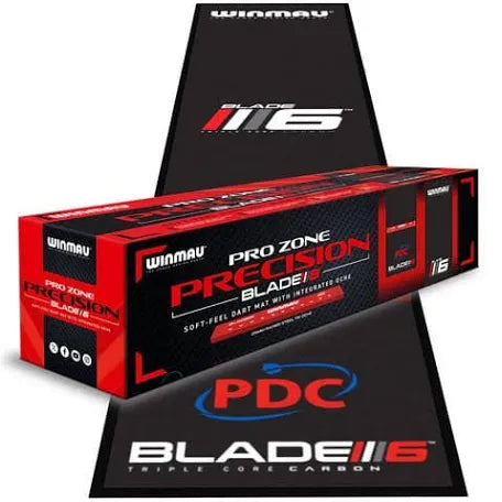 Winmau  - Pro Zone Precision Blade 6 Dart Mat with Oche