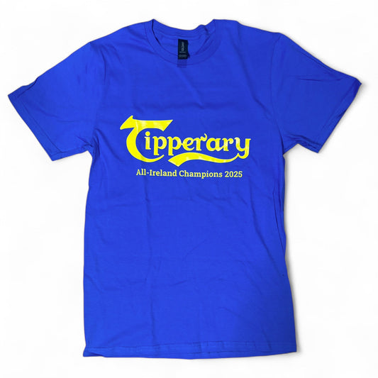 TIPPERARY ALL-IRELAND CHAMPIONS T-SHIRT (ADULT)