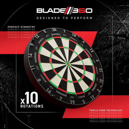 WINMAU BLADE 360 TRIPLE CORE DARTBOARD