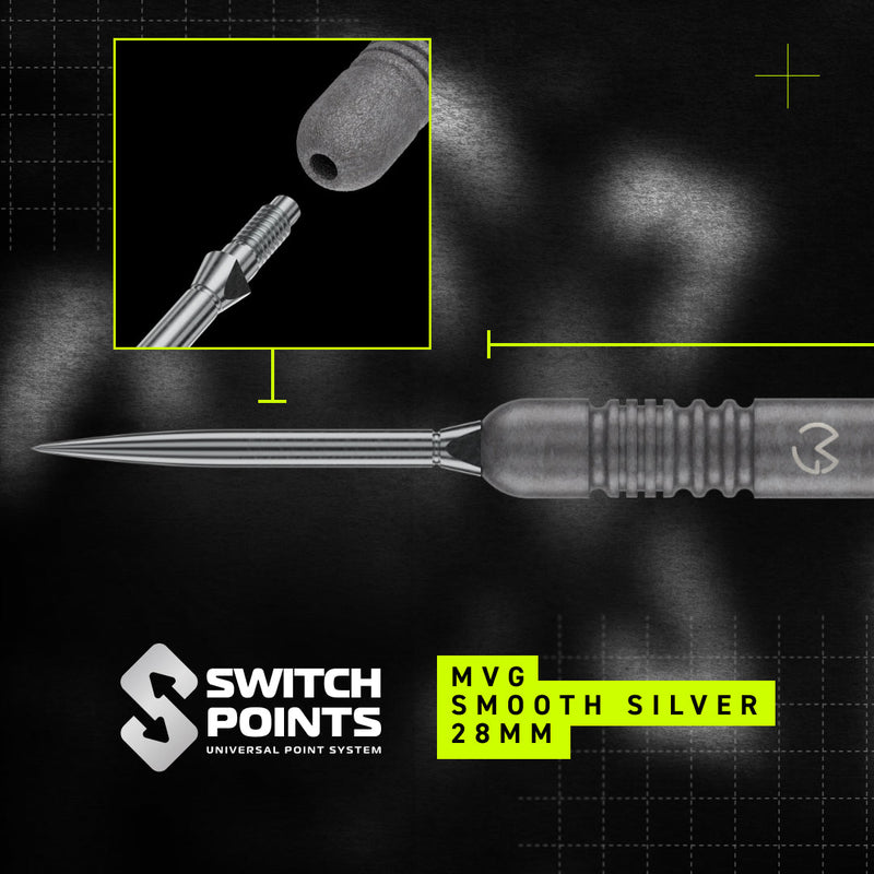 Winmau MVG - TS Switch Point Darts - 90% Tungsten