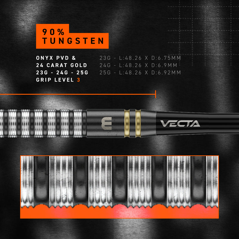 Winmau GVV - Gian van Veen TS Switch Point Darts - 90% Tungsten