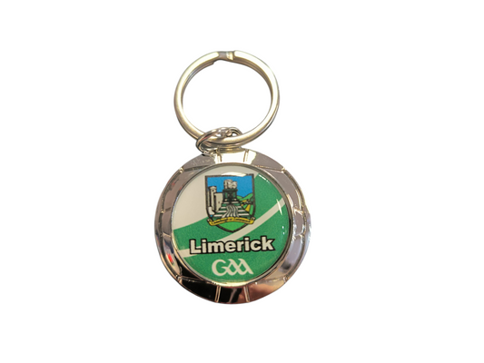 LIMERICK GAA KEYRING SILVER