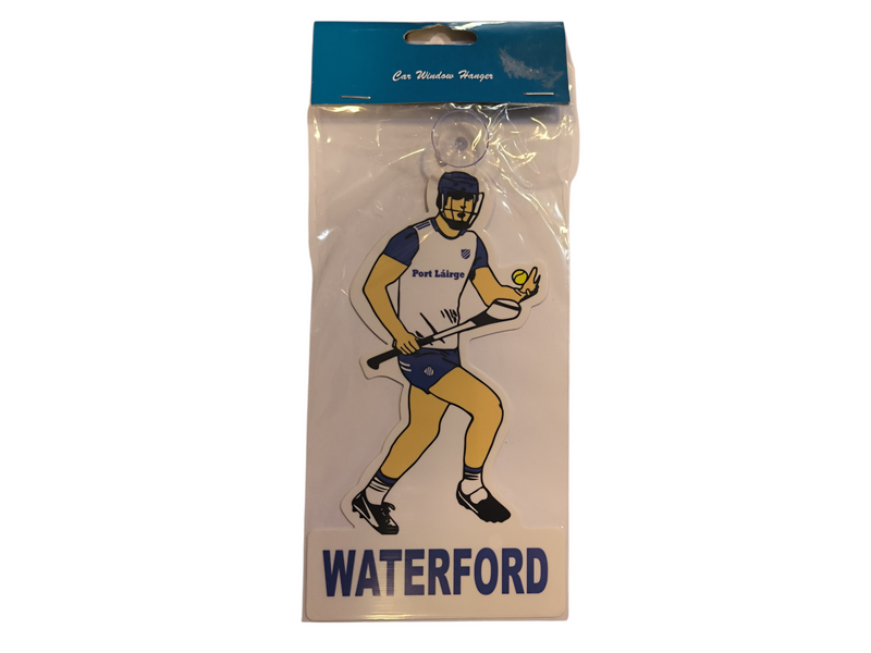 Waterford GAA  - Hurler  - Window Hanger