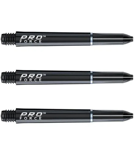 Winmau  - Pro Force Shafts  - Black  - Medium