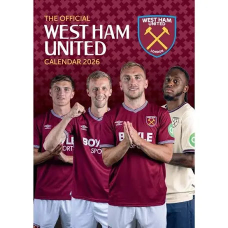 WEST HAM 2026 CALENDAR