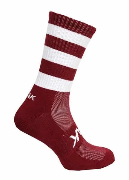 ATAK GAA MIDI SOCKS - MAROON & WHITE