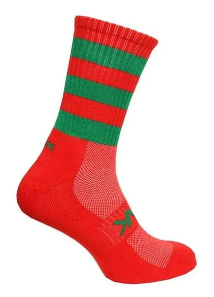 ATAK GAA MIDI SOCKS - RED & GREEN