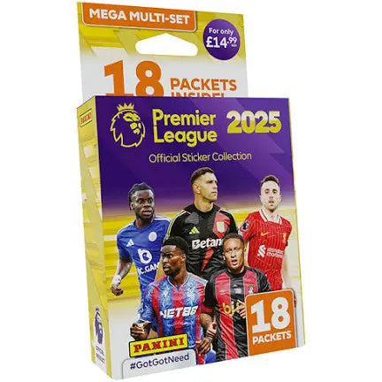 Premier League 2025  - Official Sticker Collection  - Mega Multi Set