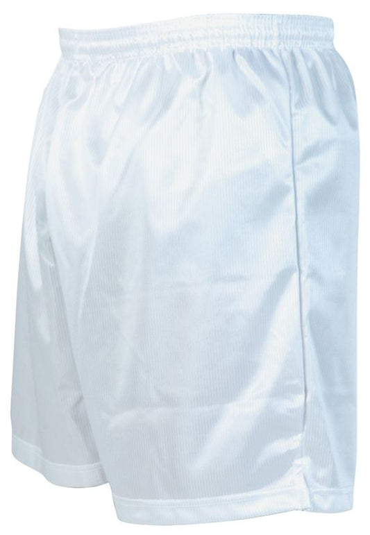 PRECISION MICRO STRIPE ADULT FOOTBALL SHORTS - WHITE