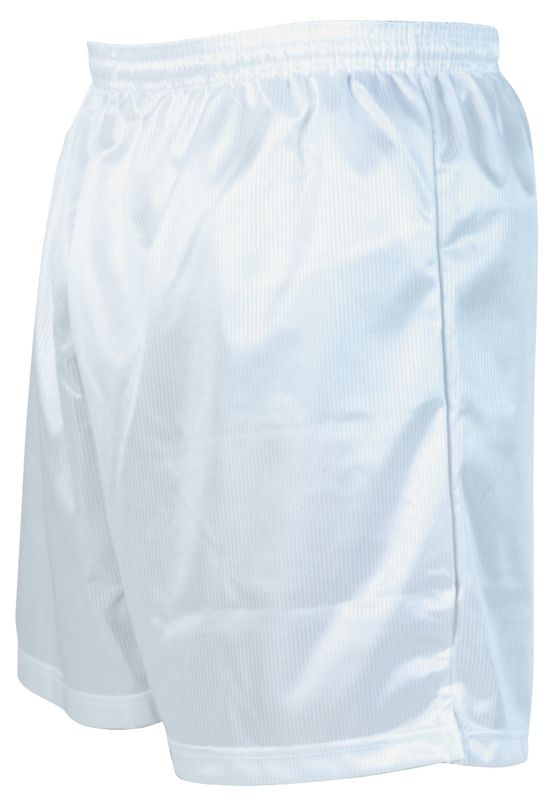 PRECISION MICRO STRIPE KIDS FOOTBALL SHORTS - WHITE