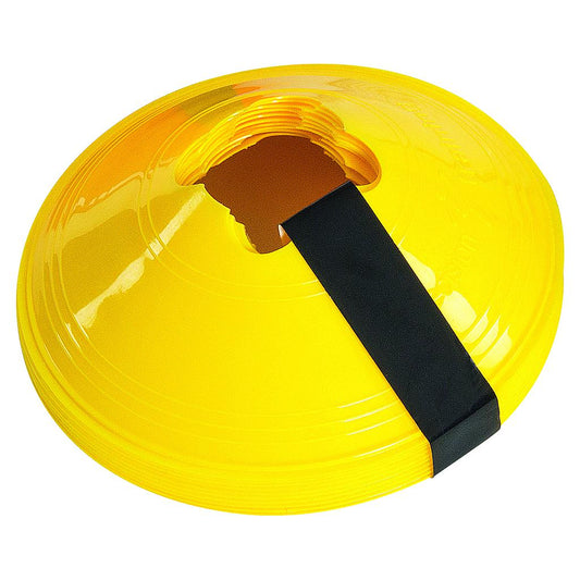 SET OF 10 SAUCER CONES - YELLOW