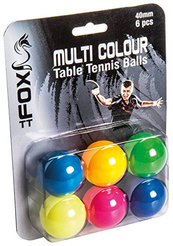 FOX TT TABLE TENNIS BALLS - MULTI