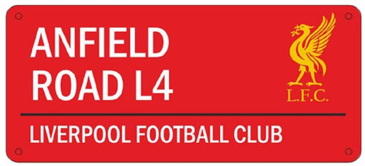 LIVERPOOL STREET SIGN - RED