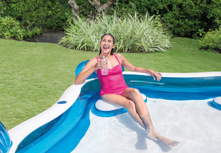 INTEX WET SET SWIM CENTRE FAMILY LOUNGE  POOL - 90" x 90" x 26"