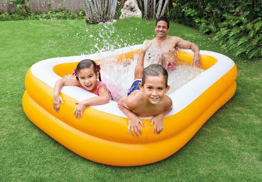 INTEX WET SET ORANGE FAMILY POOL - 90" x 60" x 19"