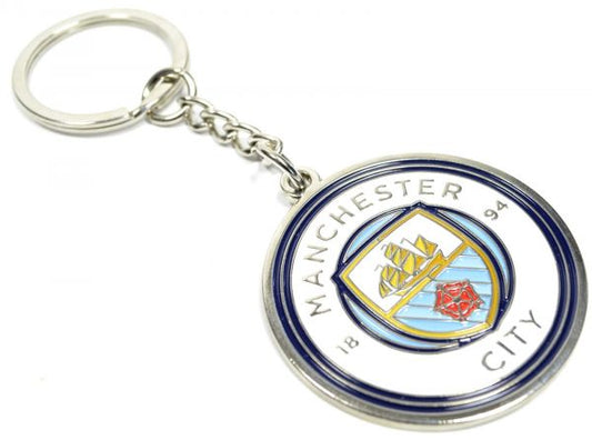 MAN CITY CREST KEYRING