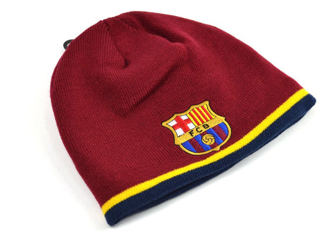 BARCELONA BEANIE HAT - BURGUNDY