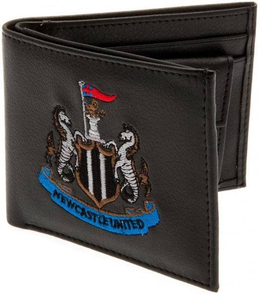 NEWCASTLE UNITED BLACK LEATHER WALLET