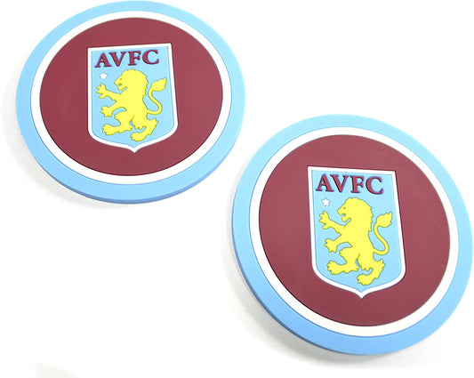 ASTON VILLA 2 PACK COASTERS