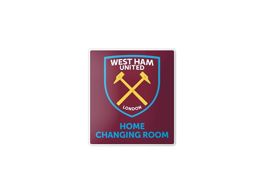WEST HAM HOME CHANGING ROOM SIGN