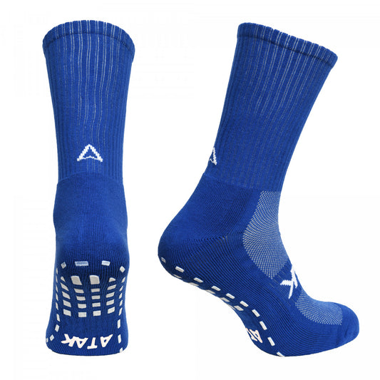 ATAK SHOX MID LEG GRIP SOCKS-BLUE