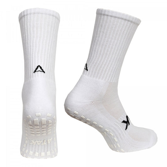 ATAK SHOX MID LEG GRIP SOCKS-WHITE