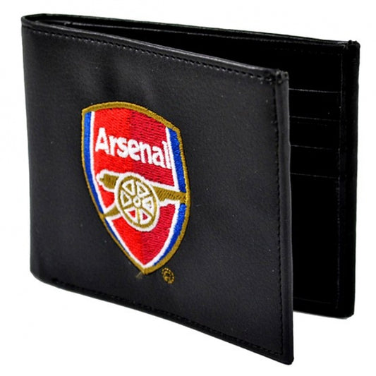ARSENAL BLACK LEATHER WALLET