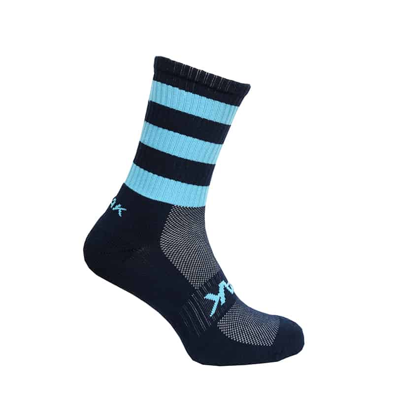 Atak  - GAA Midi Socks  - Navy/Sky