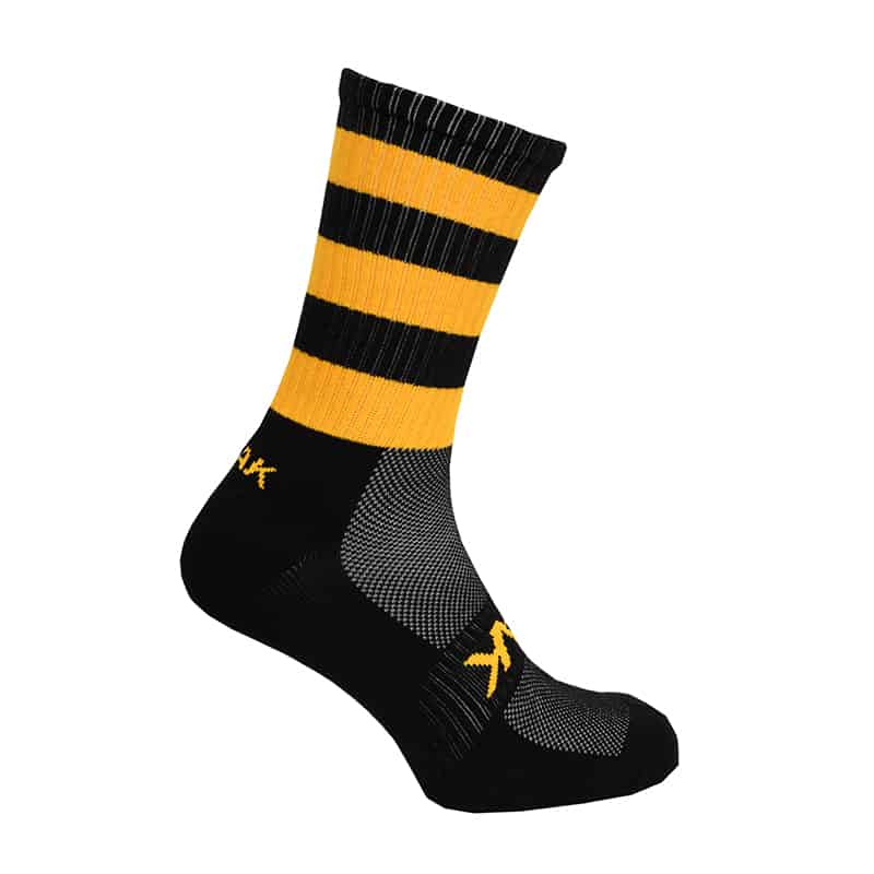Atak  - GAA Midi Socks  - Black/Amber