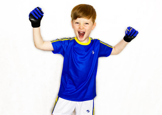 PREMIER SPORTS TRAINING JERSEY - KIDS (BLUE/GOLD)