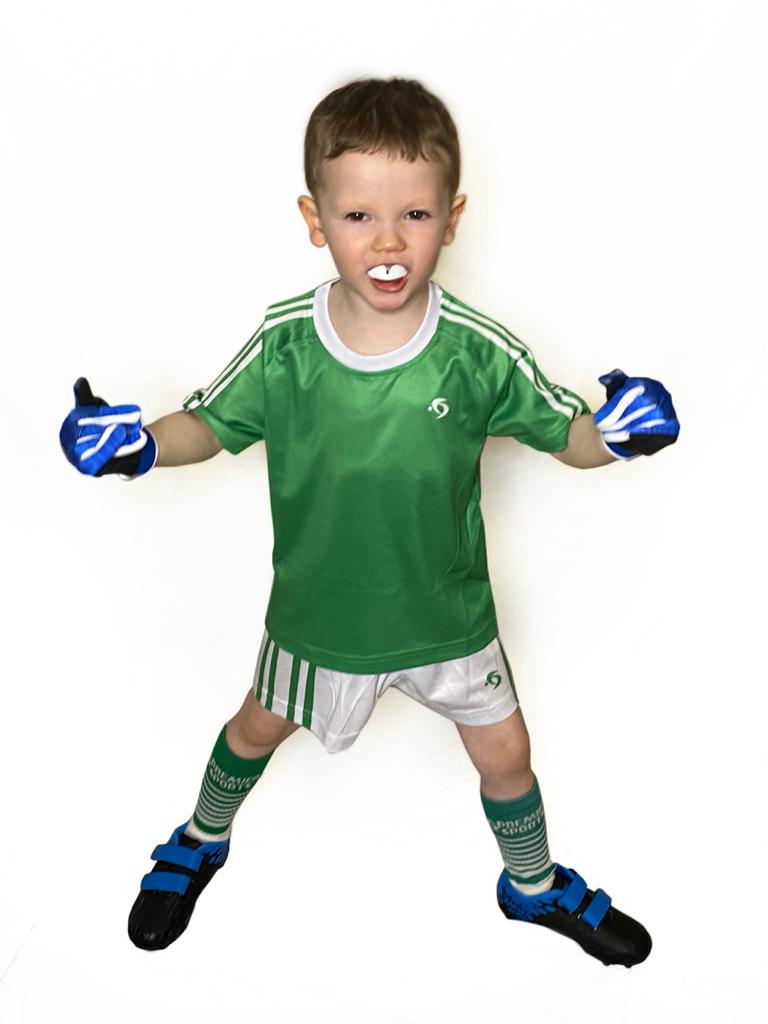 PREMIER SPORTS TRAINING JERSEY - KIDS (GREEN/WHITE)