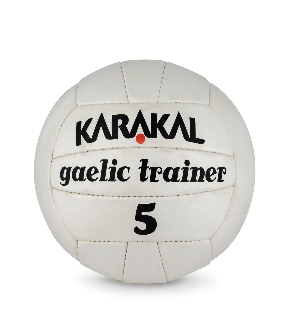 KARAKAL GAELIC TRAINING FOOTBALL - WHITE SIZE 4/5
