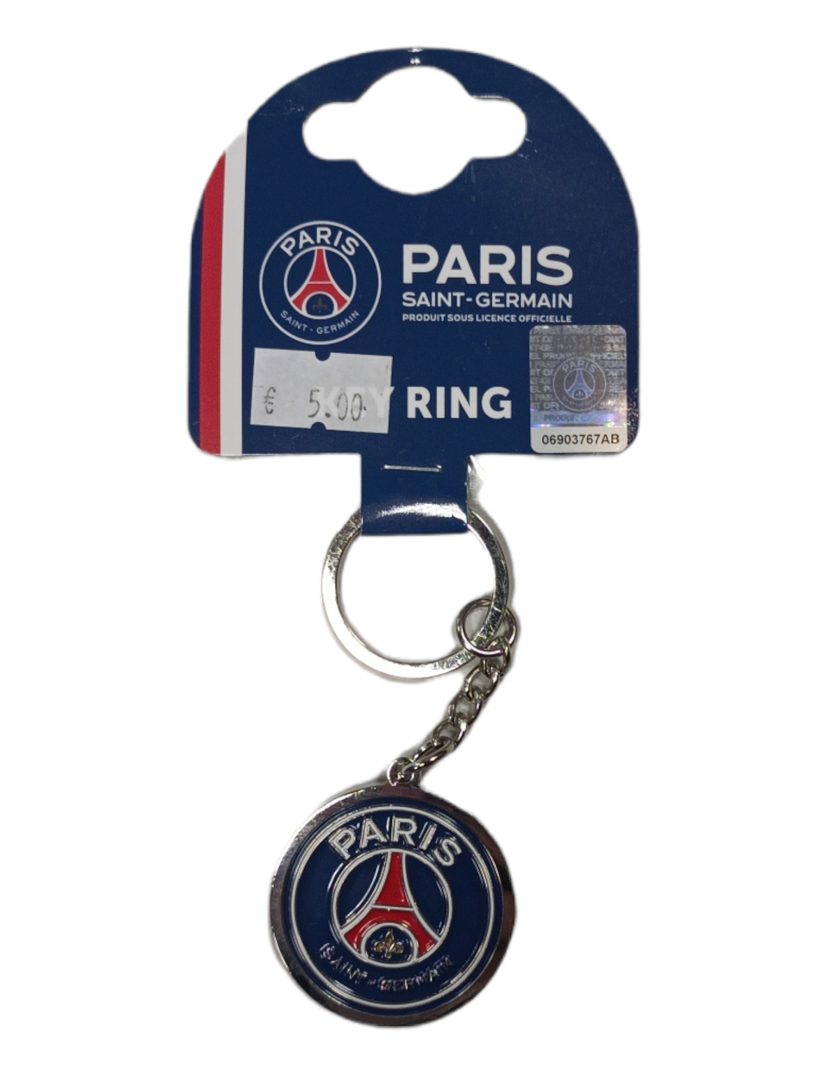 Paris Saint-Germain (PSG) - Crest Keyring — PREMIER SPORTS