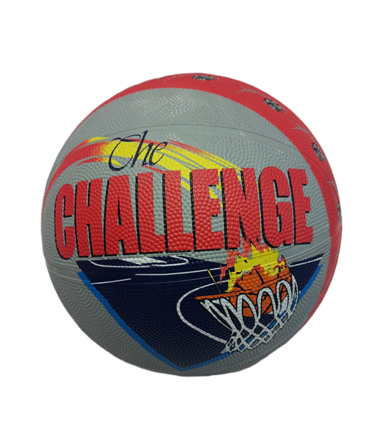 CHALLENGE BASKETBALL SIZE 7- GREY/RED
