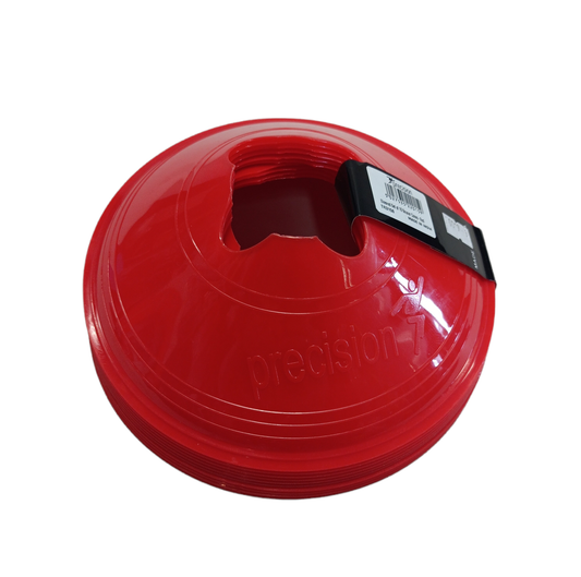 SET OF 10 SAUCER CONES - RED