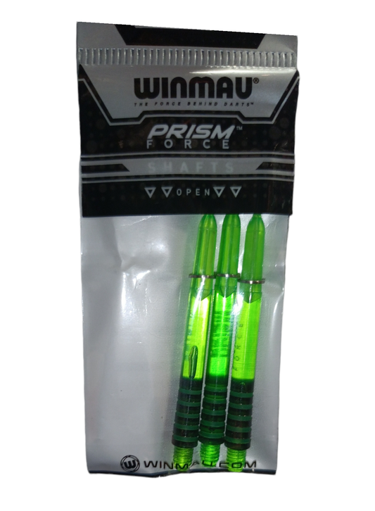 WINMAU PRISM FORCE SHAFTS- GREEN (MEDIUM)