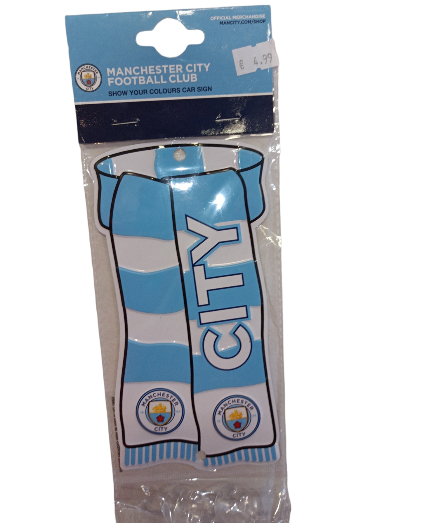 MAN CITY SCARF SIGN (SMALL)