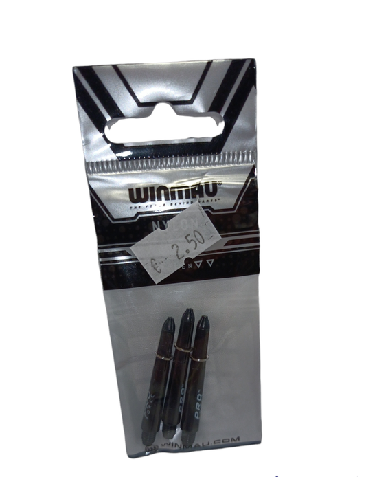 WINMAU PRO FORCE SHAFTS- BLACK (SHORT)