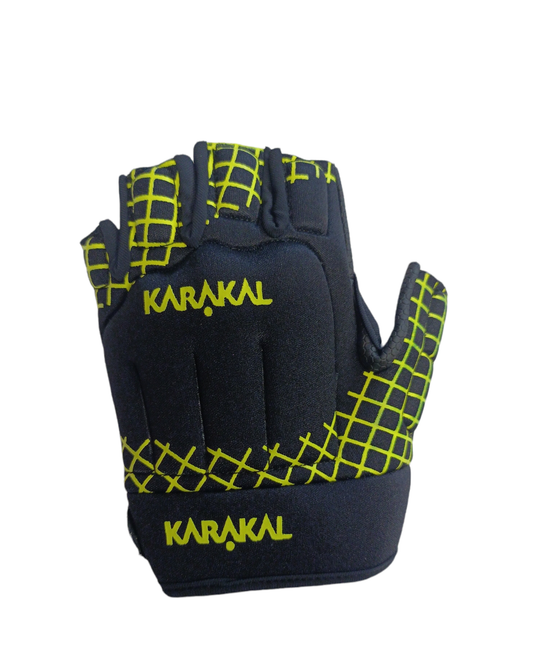 KARAKAL PRO HURLIG GLOVE - LEFT HAND (BLACK/YELLOW)