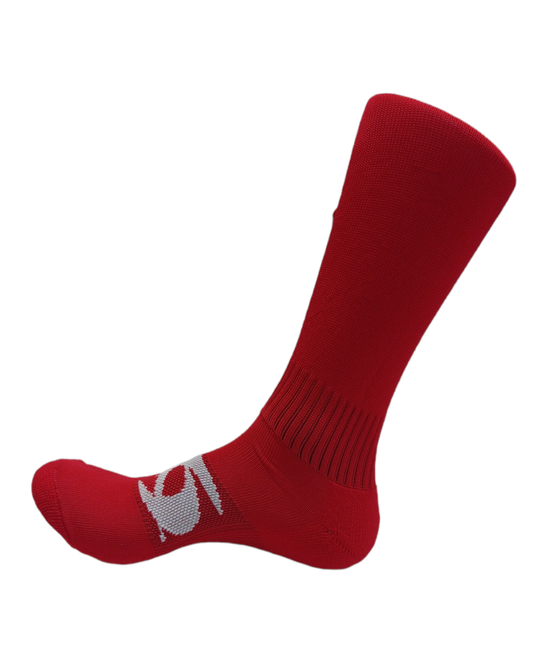 PREMIER SPORTS FULL FOOTBALL SOCK -RED