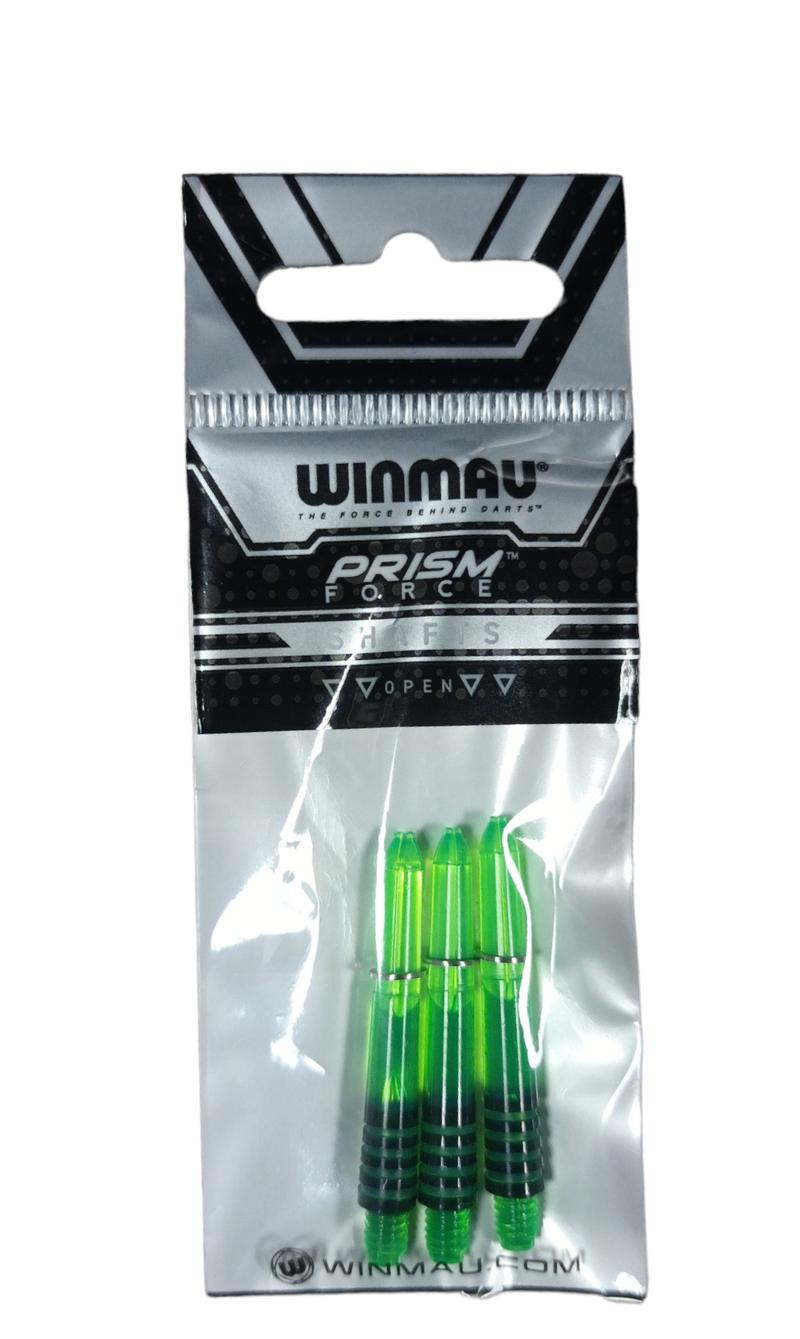 Winmau  - Prism Force Shafts  - Green  - Short