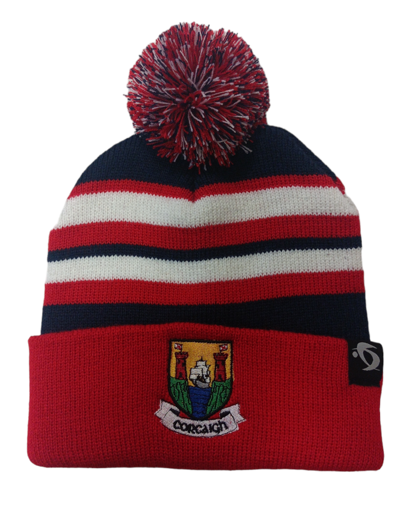 Premier Sports  - Retro Cork Bobble Hat  - Stripe