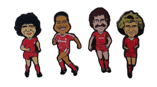 LEGENDS PIN BADGE 4 PACK