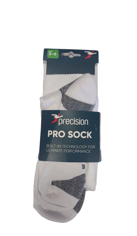 PRECISION PRO FOOTBALL SOCKS - WHITE