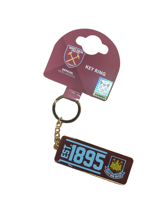 WEST HAM EST. KEYRING