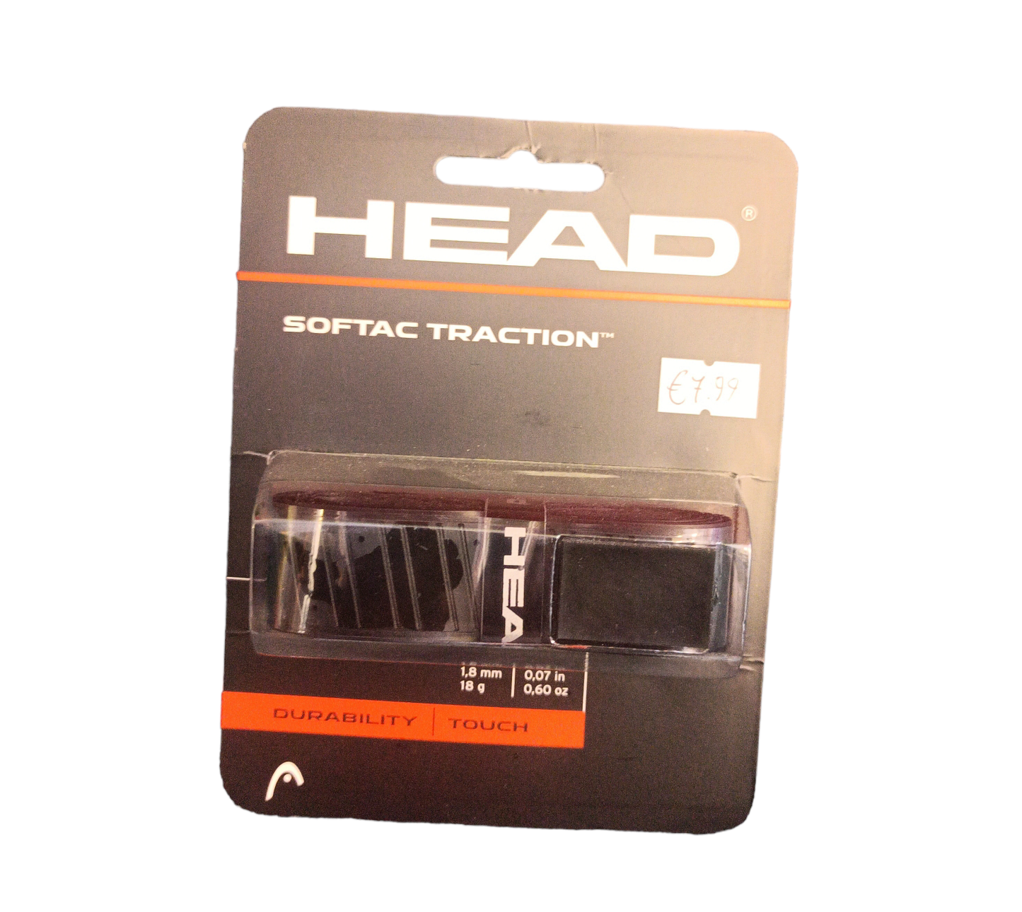 HEAD SOFTAC TRACTION GRIP-BLACK