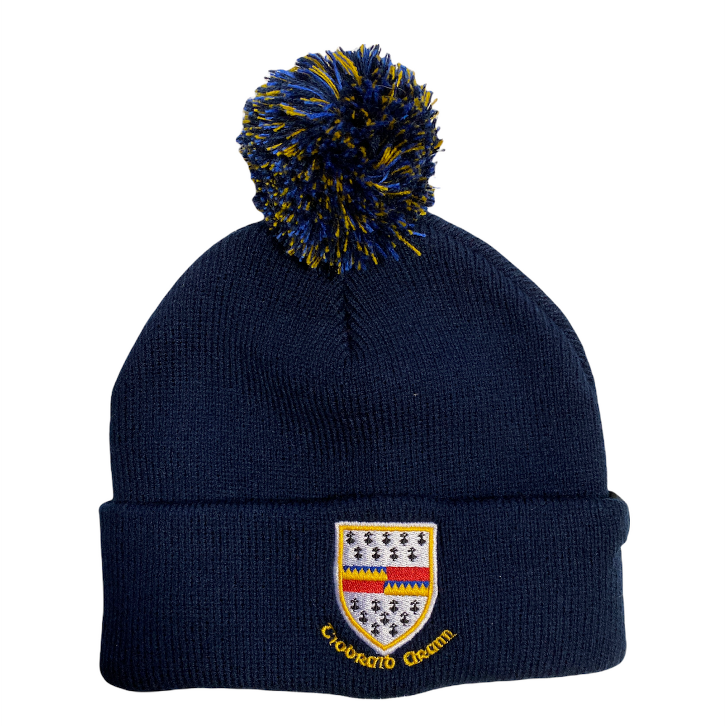 PREMIER SPORTS - RETRO TIPPERARY BOBBLE HAT NAVY (BLUE/GOLD BOBBLE)